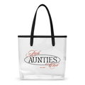 Rich Aunties Clear Tote Bag 90s Design