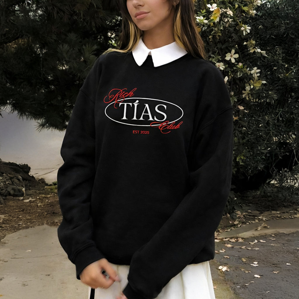 Rich Tías Club 90s Design Crew Neck Sweatshirt