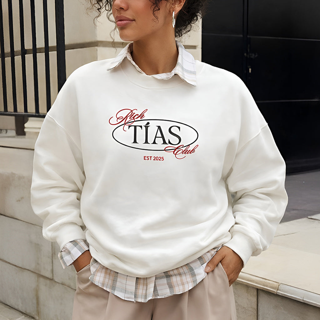 Rich Tías Club 90s Design Crew Neck Sweatshirt
